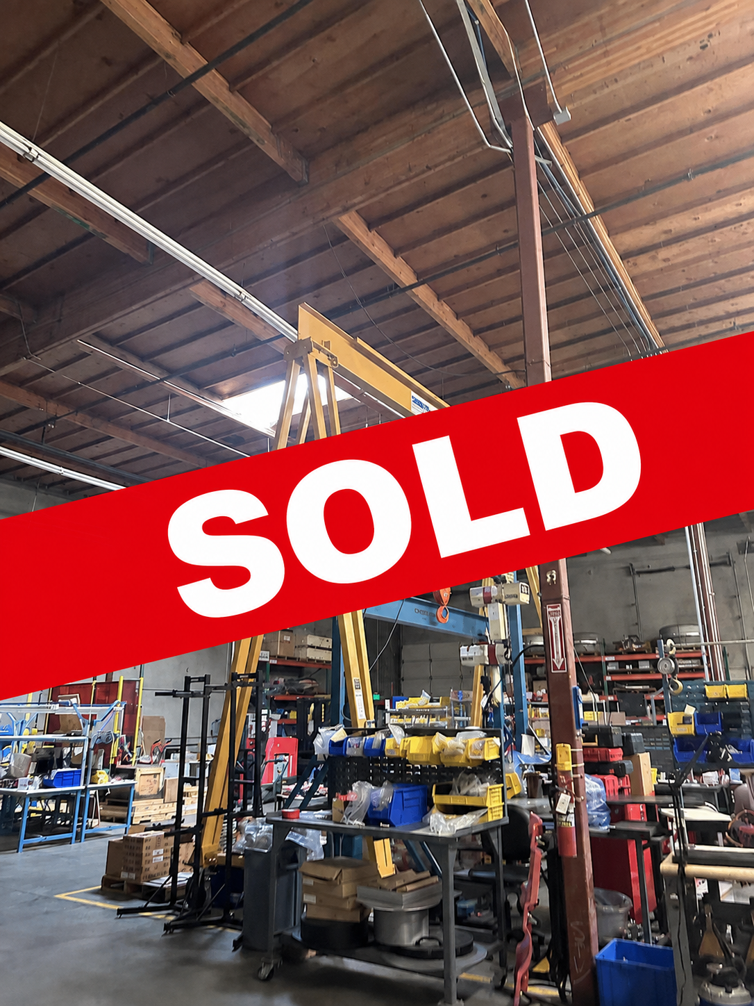 SOLD – SPANCO GANTRY, MODEL #7PF1818 ELEPHANT DAM-7.5-20-3-460-60