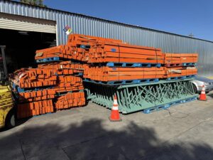 LARGE QUANTITY OF PALLET RACKING ALL OR PARTIAL AVAILABLE