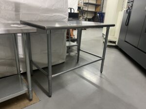 30" x 48" Stainless Steel Table