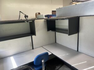 Cubicle components, partitions, desks, etc