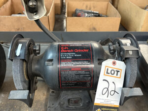 Bench Grinder 6” x 1/2” Wheels Model 257192120 S/N:6139000301