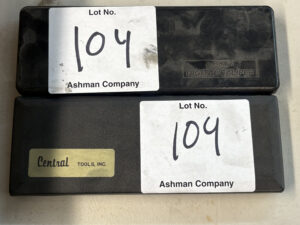 2 Calipers 1 Digital and 1 Manual Caliper Brands are Central Tool Inc. and Pittsburg