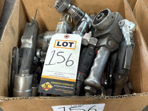 Large Lot of Central Pneumatic Air Ratchet Wrench, Driver’s,Impact Wrenches and Die Angle Grinders