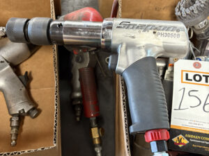 Large lot of Pneumatic Tools Impact Drills, Sanders and Snap On Air Tool Gun