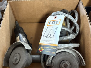 Lot of Angle Grinders