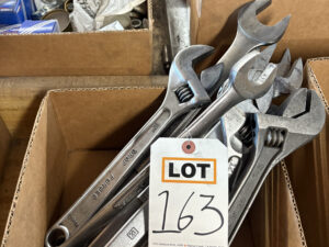 Large Lot of Adjustable Wrenches