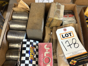 Large Lot of Valve Seat Inserts and Bearings