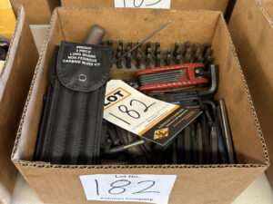 Large Lot of Long Shank Carbide Burr Kit, Punches and Allen Wremches