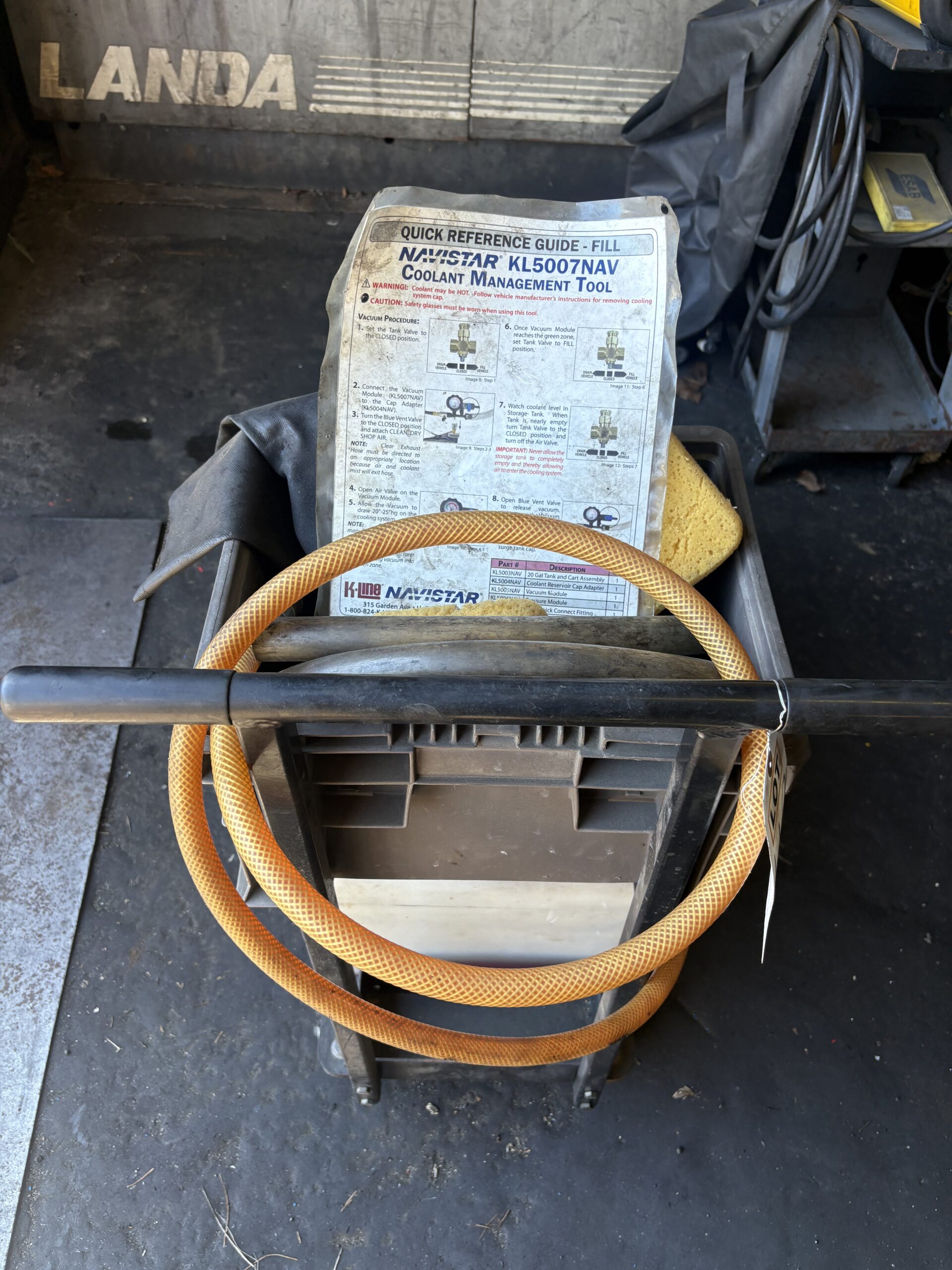 Navistar KL5007NAV Coolant Management Tool Recovery