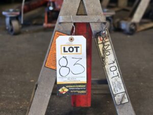 Gray Adjustable Jack Stand 20,000 lb Capacity