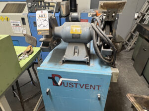 Baldor Grinder Buffer with Dust Vent Filter