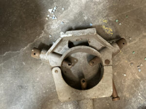 Large Cast-Iron Lathe Steady Rest