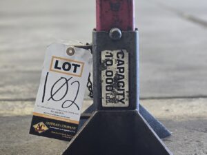 Gray Adjustable Jack Stand 20,000 lb Capacity