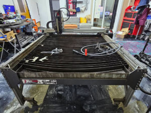 ArcLight Pro 4800 plasma table front view and machine label