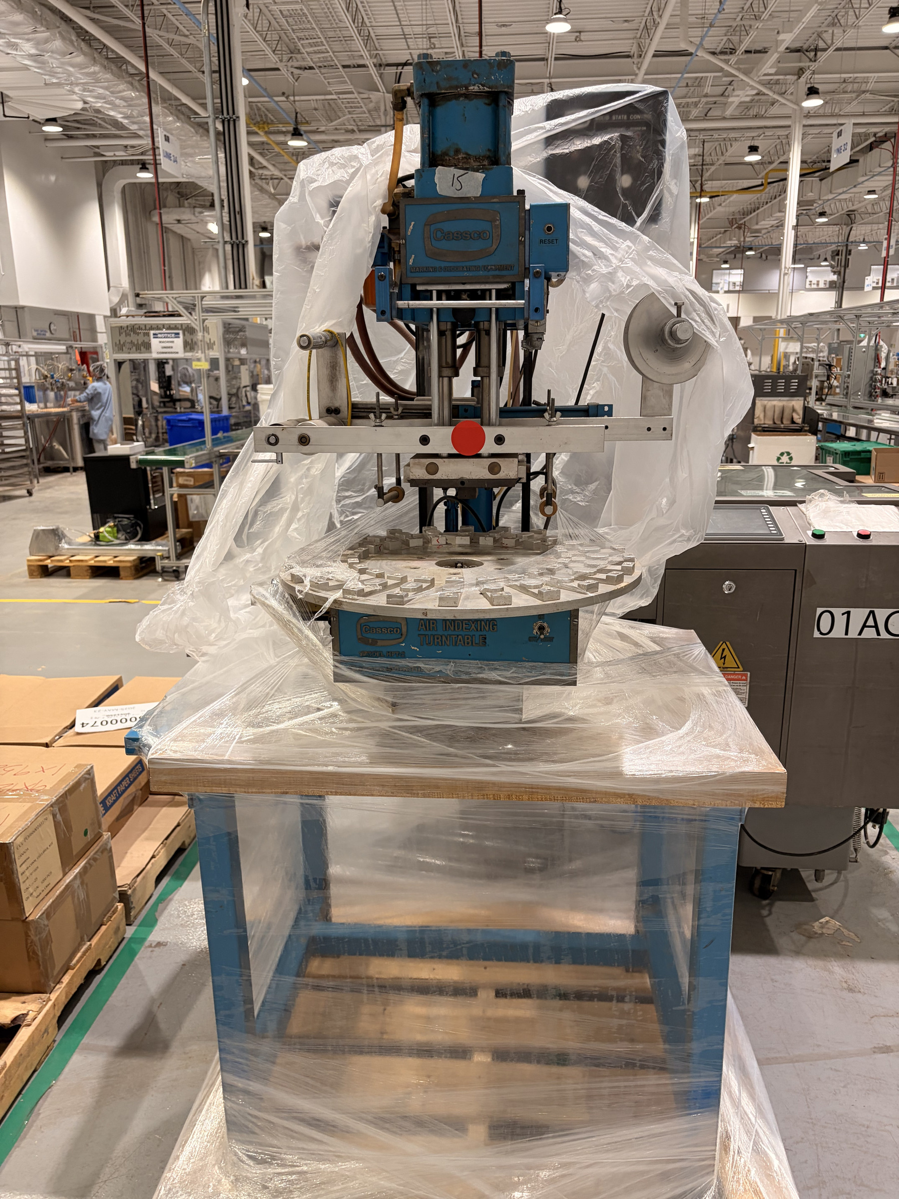 Cassco HPS 1000 Hot Foil Stamping Machine, source machine 15, shown in the supplier photograph.