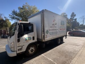 2013 Isuzu NPR diesel box truck front view